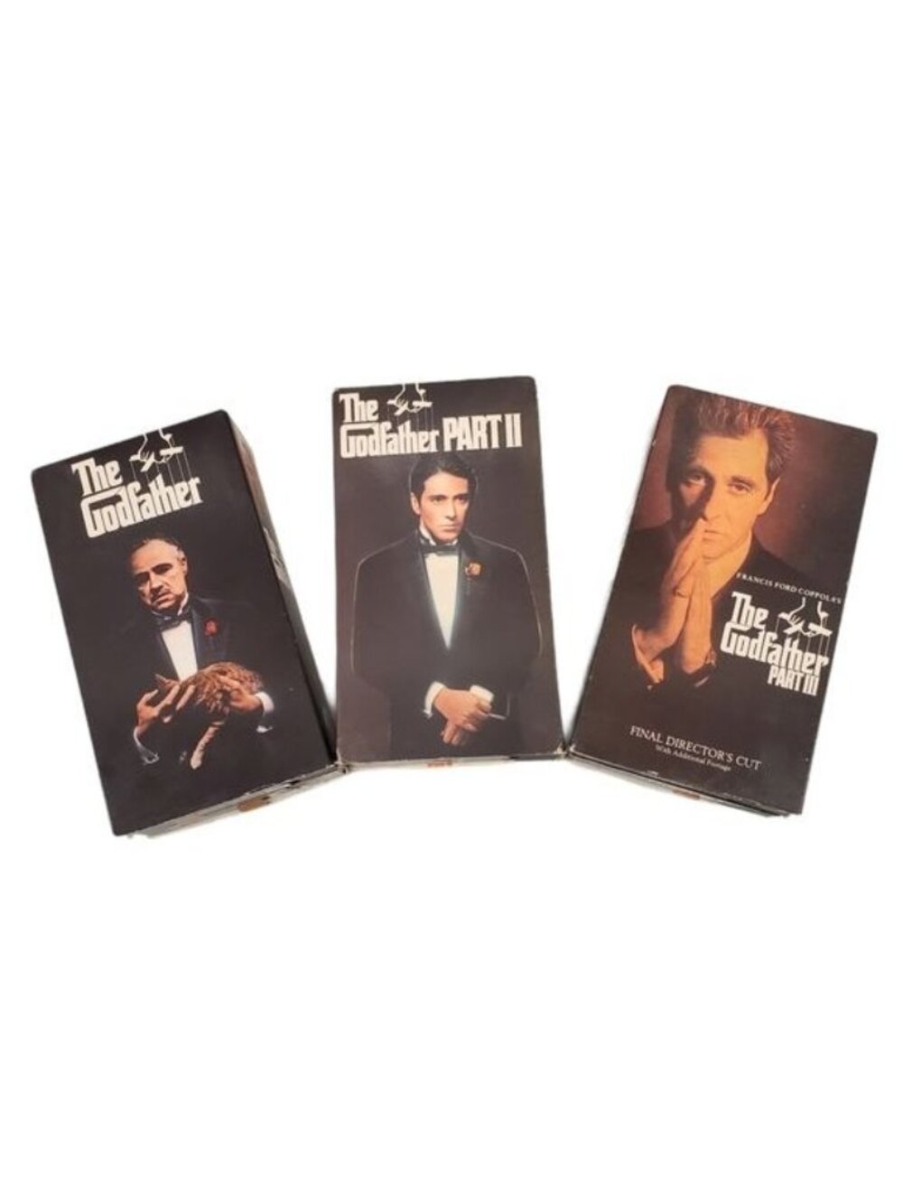 Vintage Paramount The Godfather Triology on VHS